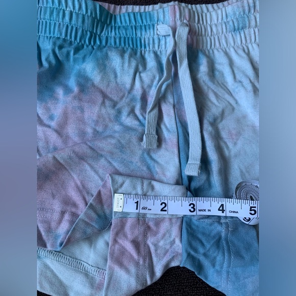 🍬Adidas Cotton Candy Drawstring Two Stripe Shorts - Women’s Large - Picture 6 of 10